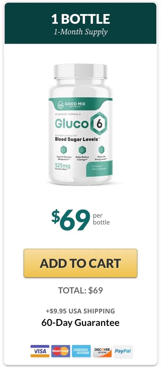 Gluco6 -1-bottle